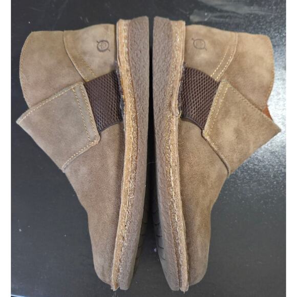 Born Tora Beige Suede Comfort Crossover Boots Cork Adventure Gorpcore 7.5 EUC - Picture 11 of 11